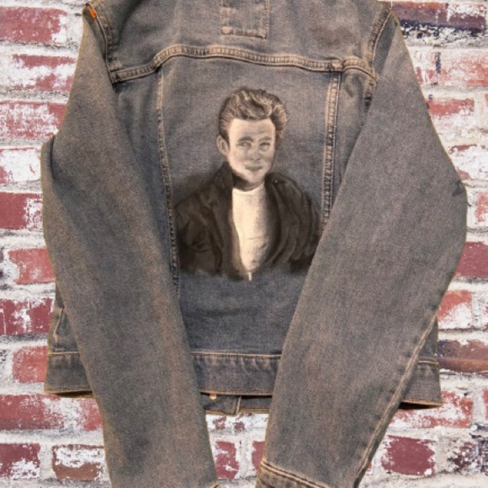 Custom James Dean Denim Jacket Women’s Size Small